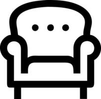 Informative Armchair Symbols for Antique Shops and Restoration Projects vector