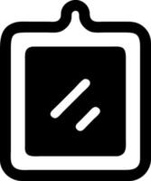 Monochrome Mirror Icons for Graphic Design and UI vector