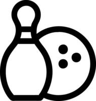 Iconic Bowling Pin Designs for Classic and Retro Themes vector