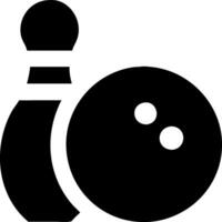 Decorative Bowling Icons for Arcade and Gaming Illustrations vector
