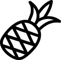 Flat Design Pineapple Symbols for User Interfaces vector