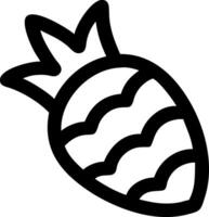 Pineapple Icon Set for Tropical and Culinary Designs vector