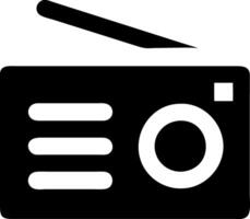 Professional Radio Icons for Media and Broadcasting Companies vector