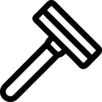 Flat Design Razor Symbols for Digital Applications vector