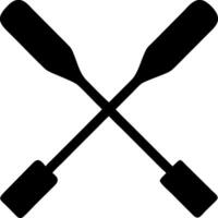 Iconic Rowing Oars Designs for Regattas and Competitions vector