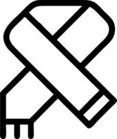 Simple and Clean Scarf Icon Collection vector