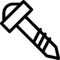 Versatile Screw Icons for Home Improvement and Repair vector