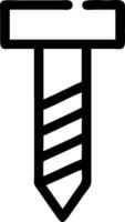 Essential Screw Symbols for Product Design and Branding vector