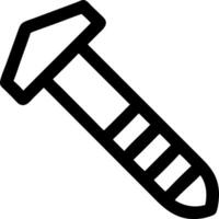 Classic Screw Icon Collection for Construction and DIY Projects vector