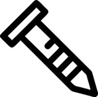 Minimalist Screw Symbols for Hardware and Tool Applications vector
