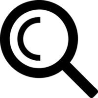 Monochrome Search Icons for Versatile Design Use vector