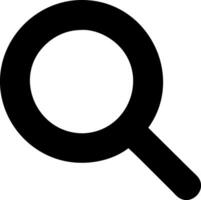 Professional Search Icons for Business and Research Tools vector