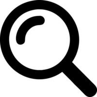 Search Icon Set for Efficient Navigation and Exploration vector