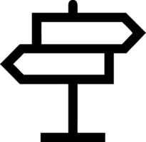 Simple and Clean Signpost Icon Collection vector