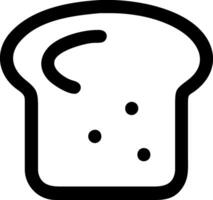 Toasted Bread Slice Icons for Breakfast and Snacks vector