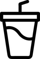 Flat Soft Drink Symbols for Digital Applications vector