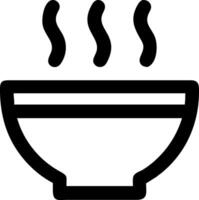 Essential Soup Bowl Symbols for Recipe and Menu Design vector