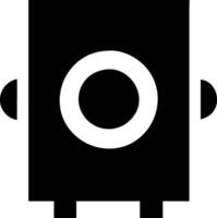 Monochrome Speaker Icons for Professional Use vector