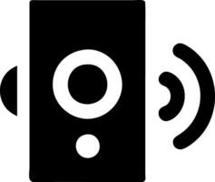 Speaker Icon Set for Audio and Music Designs vector