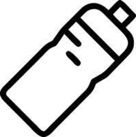 Travel and Adventure Water Bottle Icon Set vector