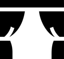 Performance and Stage Curtain Symbols for Events vector