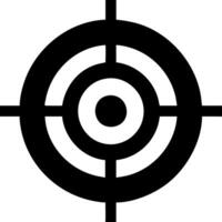 Shooting Range Target Icons for Training and Games vector