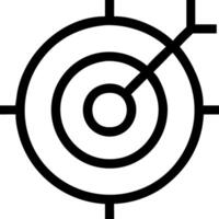 Target Icon Set for Precision and Focus Designs vector