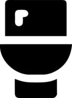 Monochrome Toilet Icons for Public and Private Spaces vector