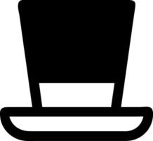 Simple and Clean Top Hat Icon Set vector