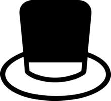 Magical Top Hat Icons for Fantasy and Illusionists vector