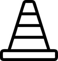 Essential Traffic Cone Icon Collection vector