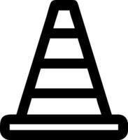 Caution and Safety Traffic Cone Icons vector