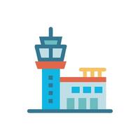 Icon of Airport Control Tower vector