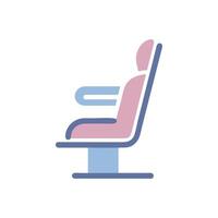 Icon of Comfortable Airplane Seat vector