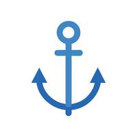 Anchor Symbol Icon for Stability vector