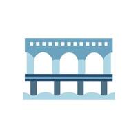 Bridge Icon for Structural Design vector