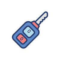 Car Key Icon for Vehicle Access Solutions vector