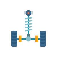 Car Suspension Icon for Automotive Design vector