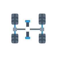 Icon of Car Suspension System vector
