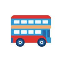 DoubleDecker Bus Icon for Urban Transport vector