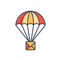 Icon of Emergency Parachute vector
