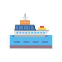 Icon of Ferry Terminal for Passengers vector