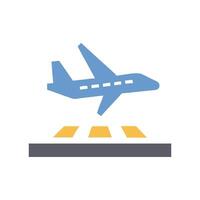 Icon of Flight Landing for Airports vector