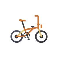 Stylized Folding Bicycle Icon for Easy Transport vector
