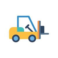 Forklift Icon for Warehouse Operations vector