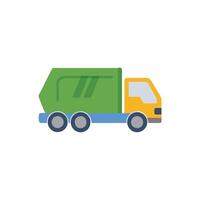Garbage Truck Icon for Urban Cleaning vector