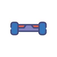 Hoverboard Icon for Modern Transport vector