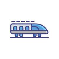 Hyperloop Train Icon for HighSpeed Travel vector