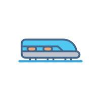 Hyperloop Train Icon for Futuristic Travel vector