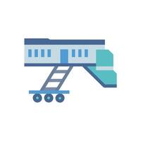 Icon of Jet Bridge for Passengers vector